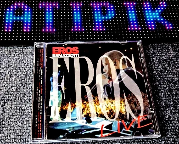 🎸 Cd Eros Ramazzotti - Live 1998 Duos Exceptionnels Joe Cocker - Tina Turner 🌟